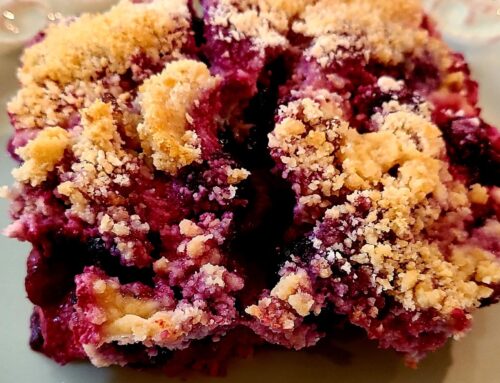 No Sugar Baker’s Triple Berry Bars!