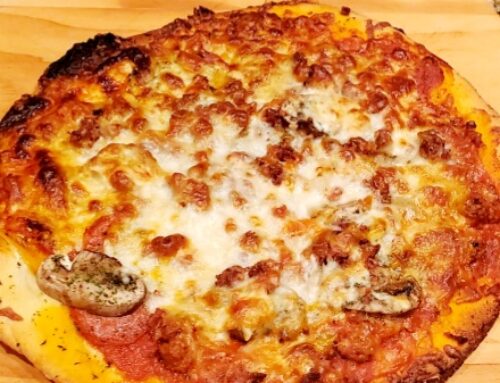 Deck The Halls! Let’s Have a Holiday Pizza Party No Sugar Baker Beer Crust