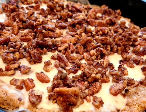 Holiday Baking No Sugar Baker’s Butter Pecan Skillet Cookie