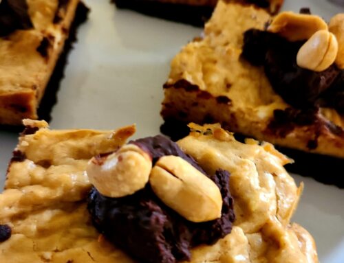 No Sugar Baker’s Brownie Peanut Butter Cheesecake Bars