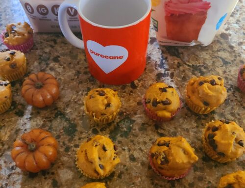 No Sugar Baker’s Mini Pumpkin Chocolate Chip Muffins