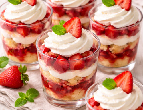 No Sugar Baker Strawberry Shortcake Cups